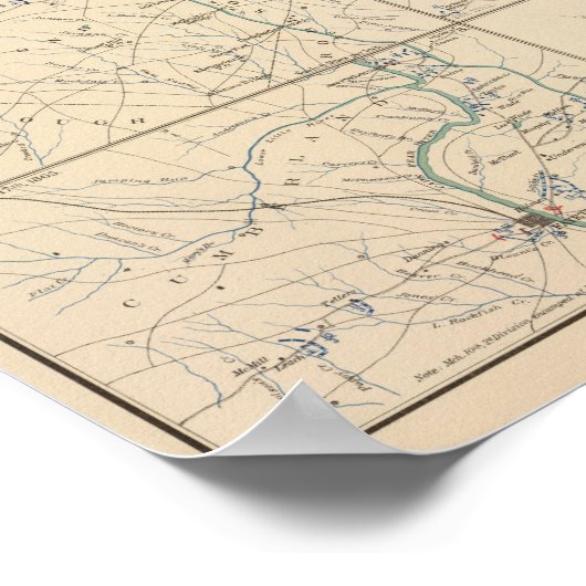 Campagne van Savannah Goldsborough Poster (Hoek)