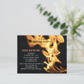 Campagne voor brandbestrijding van kampvuur kaart (Staand voorkant)