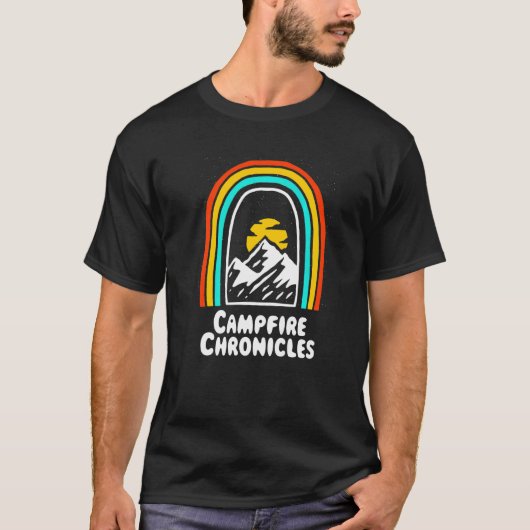 Campagne voor campers in het wild t-shirt (Voorkant)