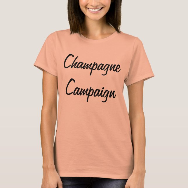 Campagne voor dames en heren t-shirt (Voorkant)