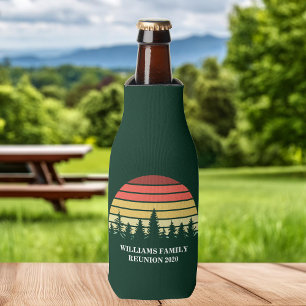 Campagne voor Forest Sunset Custom Family Reunion Flesjeskoeler