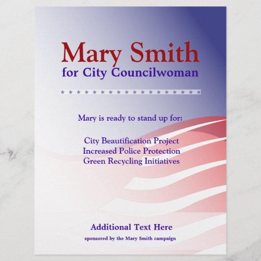 Campagne voor Sjabloon brochure (Achterkant)