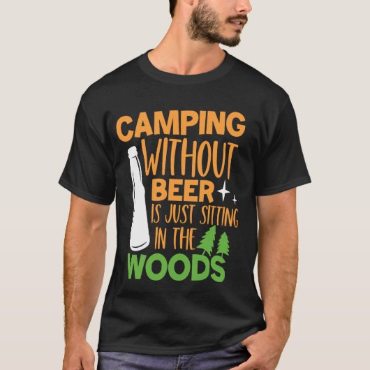 Campagne zonder bier zit gewoon in de Bossen T-shirt (Voorkant)