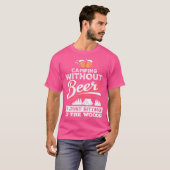 Campagne zonder bier zit gewoon in de Bossen T-shirt (Voorkant volledig)
