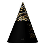 Campagne Zwart & Goud Oudejaarsnacht Feesthoedjes (Links)