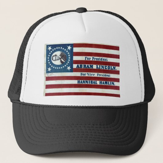 Campagnebord Lincoln en Hamlin Trucker Pet (Voorkant)