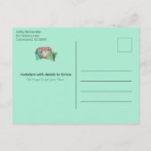 Campagnegezinshereniging sparen de datum Sjabloon (Achterkant)