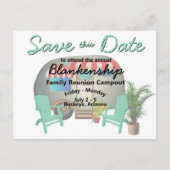 Campagnegezinshereniging sparen de datum Sjabloon (Voorkant)