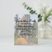 Campagnegezinshereniging sparen de datum Sjabloon (Staand voorkant)