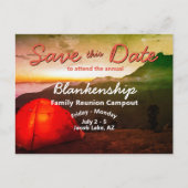 Campagnegezinshereniging sparen de datum Sjabloon (Voorkant)