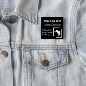 Campagneknop voor Perkison 2020 Vierkante Button 5,1 Cm (In situ)