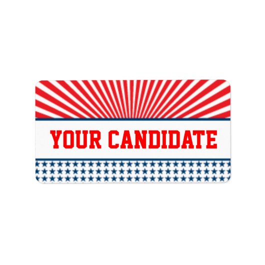 Campagnereclame Etiket (Voorkant)
