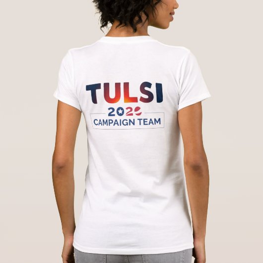Campagneteam Tulsi Gabbard T-shirt (Achterkant)