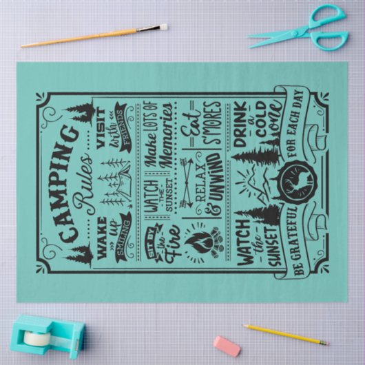 Campagnevoorschriften Tissuepapier (Craft)