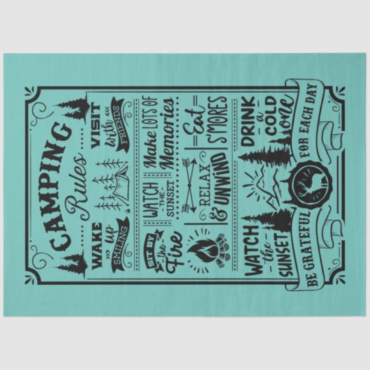 Campagnevoorschriften Tissuepapier (Voorkant)