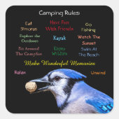 Campagnevoorschriften Vierkante Sticker (Voorkant)