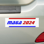 Campaign 2024 election MAGA President TRUMP Bumper Bumpersticker (Op auto)