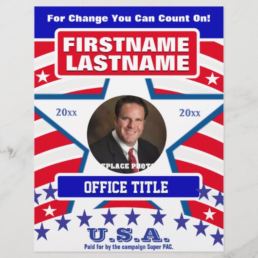 Campaign Flyer-Sjabloon Flyer (Voorkant)