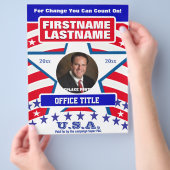 Campaign Flyer-Sjabloon Flyer (Hand)