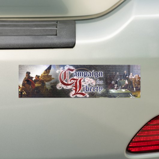 Campaign for Liberty Color Logo Bumpersticker (Op auto)