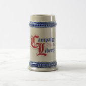 Campaign for Liberty Logo Blue Stein Bierpul (Center)