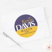 CAMPAIGN MAYOR STICKKERS RONDE STICKER (Envelop)