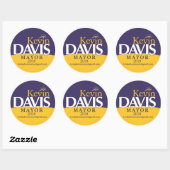 CAMPAIGN MAYOR STICKKERS RONDE STICKER (Vel)