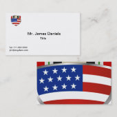 Campaign Ribbon in Irak Visitekaartje (Voorkant / Achterkant)