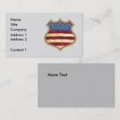 Campaign Shield Visitekaartje (Voorkant / Achterkant)