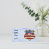 Campaign Shield Visitekaartje (Staand voorkant)