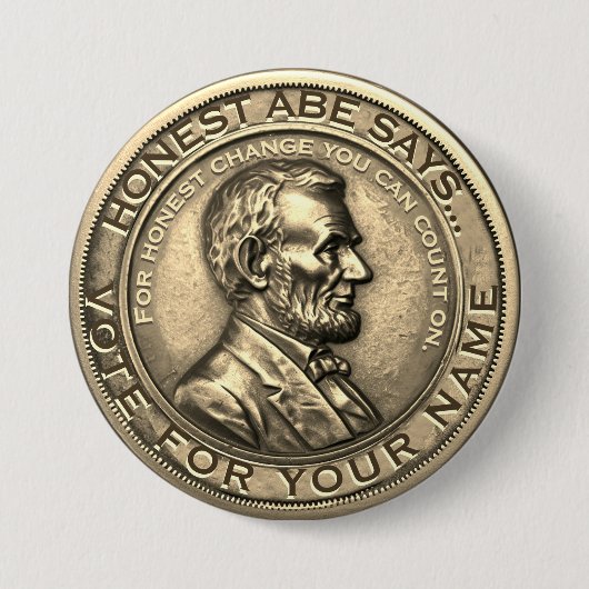 Campaign Sjabloon Fun memorabel Ronde Button 7,6 Cm (Voorkant)