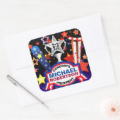 Campaign Winner feliciteert u Vierkante Sticker (Envelop)