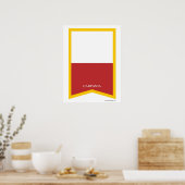 Campania Italië Regio Art Poster (Keuken)