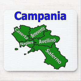 Campania Kaart met Provincies Muismat