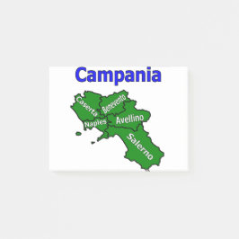 Campania Kaart met Provincies Post-it® Notes