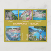 Campanië, Italië - Briefkaart (Voorkant)