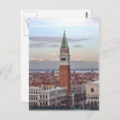 Campanile di San Marco, Venetië Italië Briefkaart (Voorkant / Achterkant)