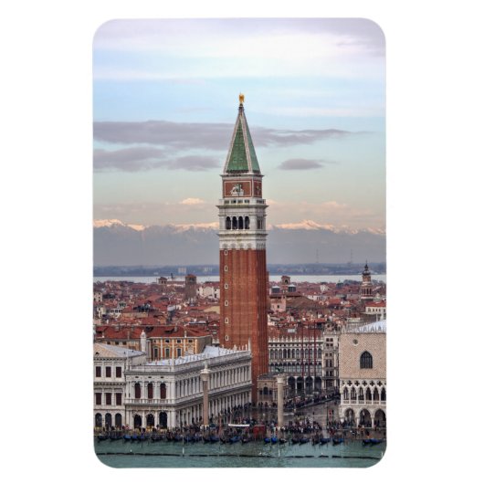 Campanile di San Marco, Venetië Italië Magneet (Verticaal)