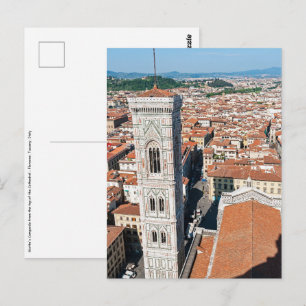 Campanile Giotto - Florence, Toscane, Italië Briefkaart