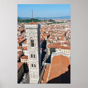 Campanile Giotto - Florence, Toscane, Italië Poster