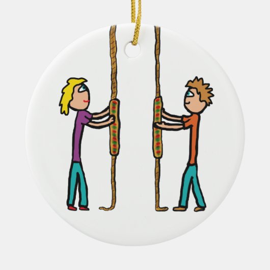 Campanologie Keramisch Ornament (Voorkant)