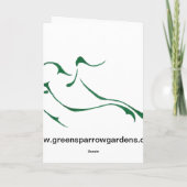 Campanula Kaart (Achterkant)