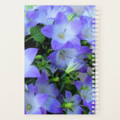 Campanula Paarse witte bloemen Foto Planner (Achterkant)