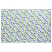 Campanula waterverf kunststof stof (Fat Quarter)