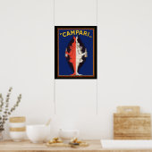 'Campari' 1921 Ad door Leonetto Cappiello - 16x20 Poster (Keuken)