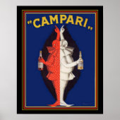 'Campari' 1921 Ad door Leonetto Cappiello - 16x20 Poster (Voorkant)