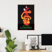 Campari Likeur Vintage Voedsel en Drank Poster (Thuiskantoor)