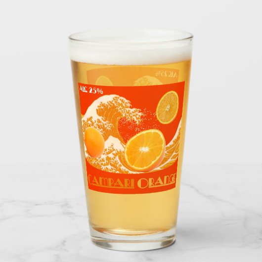 Campari Orenge(神奈川沖浪裏) Glas (Voorkant gevuld)