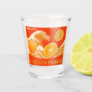 Campari Orenge(神奈川沖浪裏) Shot Glas