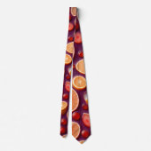 Campari Soda Citrus geometrisch patroon Stropdas (Achterkant)